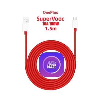 Кабель шнур быстрой зарядки OnePlus USB to Type-C 10A 100W SuperVooc Warp 1,5м Красный