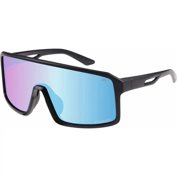 Окуляри Relax Gull black matt, лінза smoke (TAC 1,4mm polarized), purple revo, кат. 3 (мʼякий чохол з лого Relax)