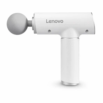 Масажний пістолет Lenovo Massage Gun перкусійний ударний акумуляторний для тіла, спини, шиї, ніг та м'язів - ручний вібромасажер 6 насадок з кейсом