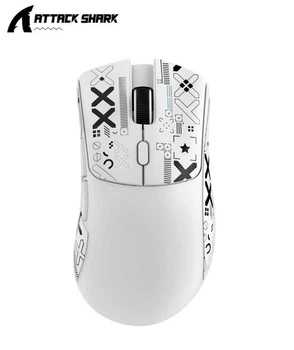 Миша бездротова ATTACK SHARK R1 Біла | PAW 3311 | 18000 DPI | 65 годин на одному заряді