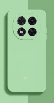 Силиконовый чехол Soft Touch для Xiaomi Redmi Note 15 Pro 5G Зеленый