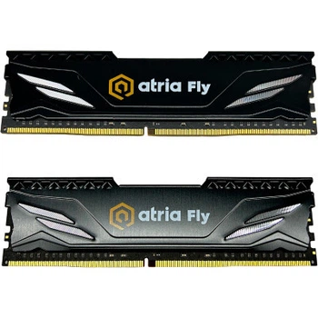 Модуль пам'яті для комп'ютера DDR4 32GB (2x16GB) 3200 MHz Fly Black ATRIA (UAT43200CL18BK2/32)