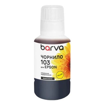 Чернила Barva Epson 103 140 мл, OneKey, yellow, special (E103-698e)