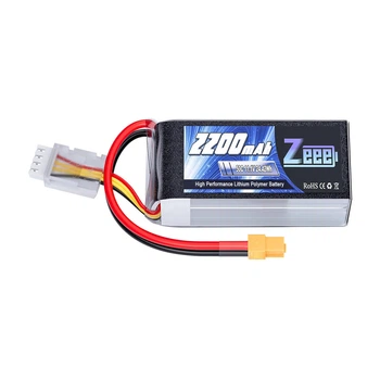 Аккумулятор LiPo 3S 11.1V 50C 2200mAh XT60 Zeee lipo-111v-50