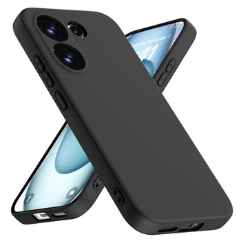 Чехол Fiji Full Soft Premium для Poco X8 Pro противоударный бампер с микрофиброй Black