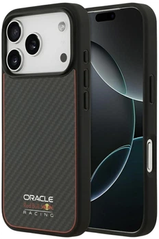 Etui na smartfon Red Bull Kevlar Logo Matt MagSafe do Apple iPhone 17 Pro Black (3666339527242)
