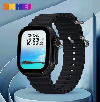 Смарт-часы наручные Skmei 2249 спортивные электронные цифровые Black Steppe, 2249BK-D (19160)
