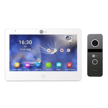 Комплект відеодомофона Neolight NeoKIT IP Pro WF 10: IP відеодомофон 10.1" з Wi-Fi та 2 Мп IP відеопанель