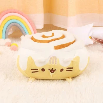 Плюшевая мягкая игрушка Кот Пушин Синабон 18х14см Pusheen Cat