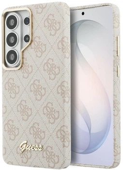 Чохол для смартфона Guess 4G Script MagSafe для Samsung Galaxy S26 Ultra Pink (3666339613082)
