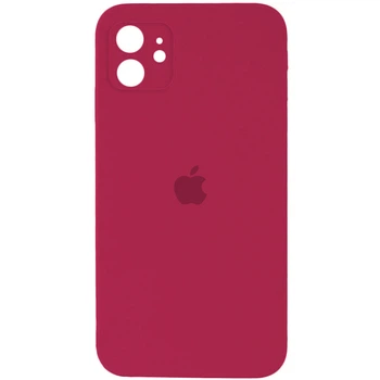 Чохол для смартфона Silicone Full Case AA Camera Protect for Apple iPhone 11 35,Maroon