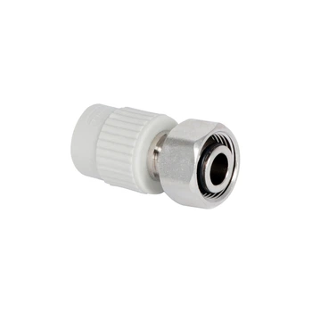 Муфта под Евроконус PPR с накидной гайкой Thermo Alliance 20х3/4" ВР с латунным штоком