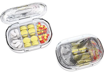 Органайзер для таблеток MEMOSAN Plastic Pill Organizer Waterproof Moisture-Proof 6 ячеек