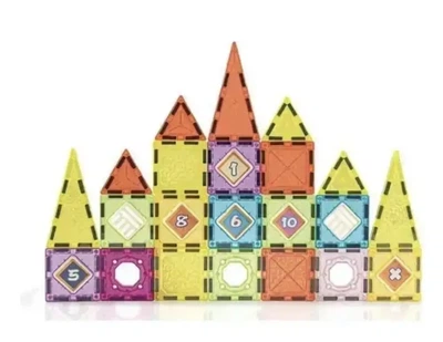 Магнитный конструктор Magnetic DIY 38 PCS для детей, набор магнитных фигур для развития логики