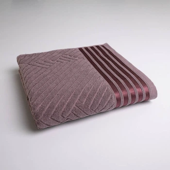 Полотенце банное махровое SOFT GM Textile 70х140см 500г/м2 (Виноградный)