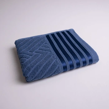 Полотенце для рук и лица махровое SOFT GM Textile 40х70см 500г/м2 (Синий)