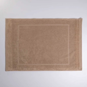 Махровое полотенце для ног Коврик GM Textile 50х70см 500г/м2 (Капучино)