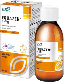 Suplement diety QPharma Equazen płyn o smaku waniliowym 200 ml (5060072605898)