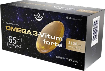 Suplement diety Oleofarm Omega 3-Vitum Forte 60 kapsułek (5904960013504)