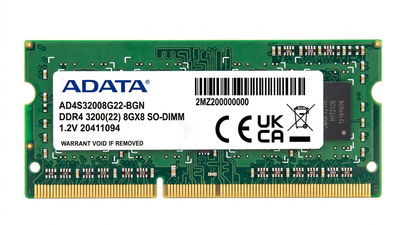 Оперативная память ADATA SODIMM DDR4-3200 8192MB PC4-25600