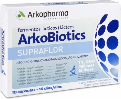 Suplement diety Arkopharma Arkobiotics Supraflor 10 kapsułek (3578830102180)