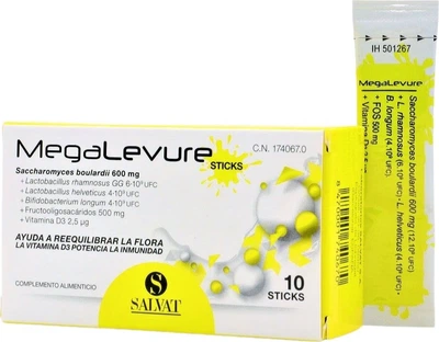 Suplement diety Salvat Megalevure Probiotic 10 sachets (8470001740670)