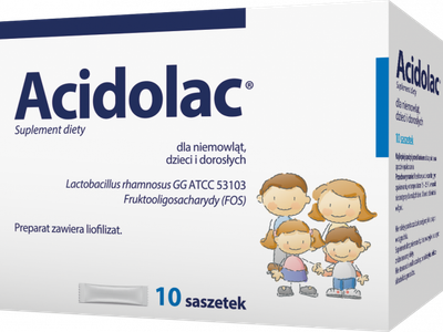 Suplement diety Polpharma Acidolac dla dzieci 3 g x 10 szt (5903060017900)