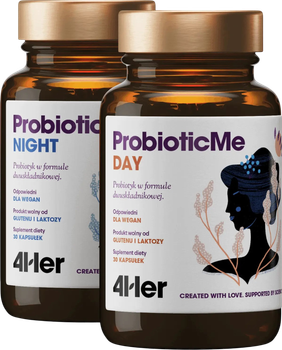 Suplement diety Health Labs Care Probioticme Day + Night w formule dwuskładnikowej 60 kapsułek (5905475671647)