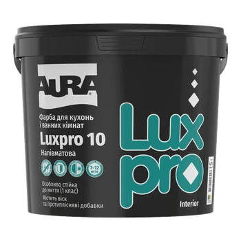 Напівматова фарба для кухонь та ванних кімнат AURA Luxpro 10 4.75 л
