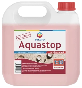 Грунт-концентрат 1:10 Eskaro Aquastop Professional 3 л