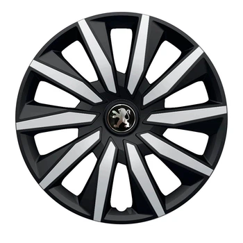 Колпаки Argo Decente Silver&Black R15 Peugeot (Комплект 4 шт.)