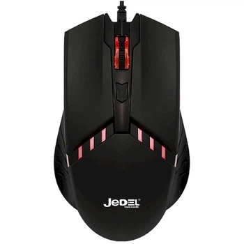 Миша дротова Jedel M82 1.35М оптична RGB підсвічування для ПК Microsoft Windows Чорний