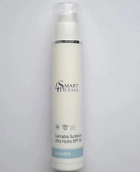 Ультраувлажняющий защитный крем SPF 50 с маслом каннабиса Smart4Derma Aquagen Cannabia Sunblock Ultra Hydra SPF 50, 50 мл