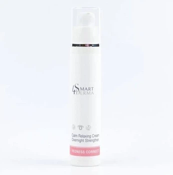 Укрепляющий ночной крем для чувствительной кожи с куперозом Smart4Derma Redness Correct CALM RELAXING CREAM OVERNIGHT STRENGTHEN, 50 мл