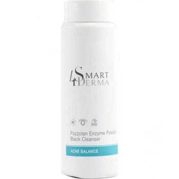 Ензимна пудра з вулканічним пилом Smart4Derma Acne Balance Pozzolan enzyme powder black cleanser 120г