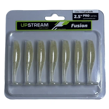 Силикон UPSTREAM Fusion 2.5" (7шт.) #110 gold milk ,FUS2.5_110