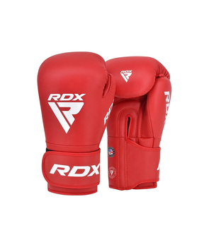 Боксерські рукавиці RDX BOXING GLOVES AS2 10 унцій, червоно-білий
