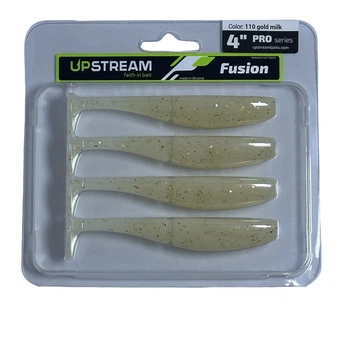 Силікон UPSTREAM Fusion 4" (4шт.) #110 gold milk ,FUS4_110