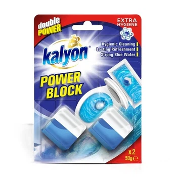Блок для зливного бачка Kalyon Power Екстра гігієна 8680731426465 2х50 г
