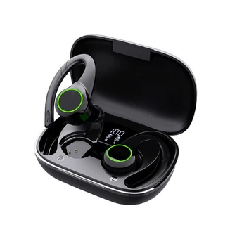 Бездротові Bluetooth-навушники U5 (спортивні) глибокі бази, акумулятор кейса 520 mAh
