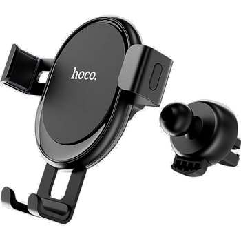 Автомобільний тримач для телефону CA56 Plus Armor metal gravity car holder-black silver