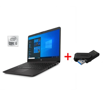 Ноутбук Б-класс HP 240 G8 / 14" (1920x1080) IPS / Intel Core i5-1035G1 (4 (8) ядра по 1.0 - 3.6 GHz) / 8 GB DDR4 / 256 GB SSD / Intel UHD Graphics / WebCam / Win 11 Pro б/у + Подарок Флеш-накопитель Kingston DataTraveler Exodia S 64GB