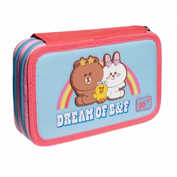 Пенал твердий YES HP-01 подвійний Line Friends (533386)