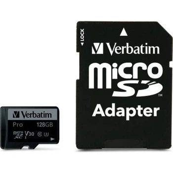 Карта памяти Verbatim 128GB microSDXC class 10 UHS-I PRO (47044)