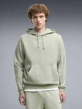 Худі утеплене чоловіче Puma Essentials Foundation 69291428 L Soft Grass (4070033459898)