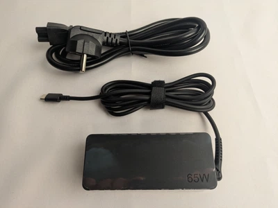 Зарядка для ноутбука Type-C Lenovo 65W 20V-3.25A, 335см, з Українською EU вилкою