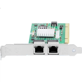 FLYBISH NA546-T2 PCI двухпортовая гигабитная сетевая карта 8492mt, серверная карта, промышленное управление, программный маршрутизатор на базе чипа Intel 82546 с поддержкой агрегации и ROS без диска.
