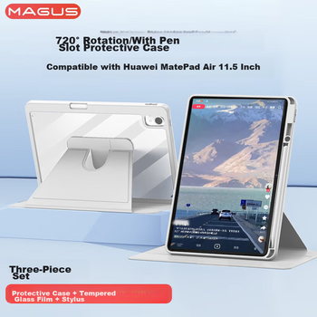 Чехол MAGUS для Huawei MatePad 11.5 (2025) с держателем стилуса, защитная пленка
