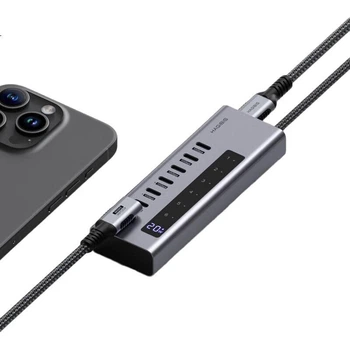 Док-станция Hagibis All-C Port Expansion Dock, Type-C Hub, USB Splitter, HUB Converter, быстрая зарядка PD, независимый адаптер питания, подходит для компьютеров Apple и ноутбуков Mac.