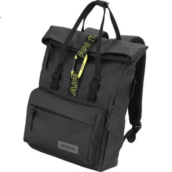Рюкзак-свертка AMERICAN TOURISTER, повседневный рюкзак, дорожная сумка, вместительный школьный рюкзак, сумка для ноутбука, 24 г, черный.